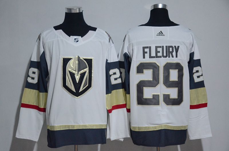 Women Vegas Golden Knights 29 Fleury Fanatics Branded Breakaway Home White Adidas NHL Jersey